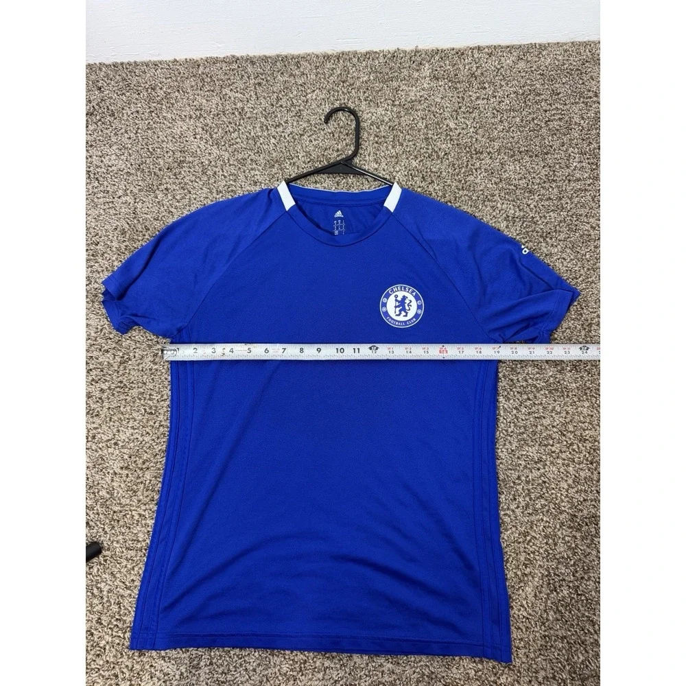 Adidas Chelsea FC Training Shirt Men's M Blue 2016-17 Football Soccer Jersey Top